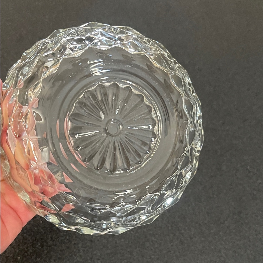 Clear Cubed Glass Fairy Lamp Candle Holder - Picture 3 of 4